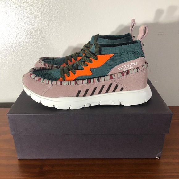 Rare Valentino Garavani Heroes Tribe Moccasin Sneakers Size 44 (11) - Picture 3 of 12